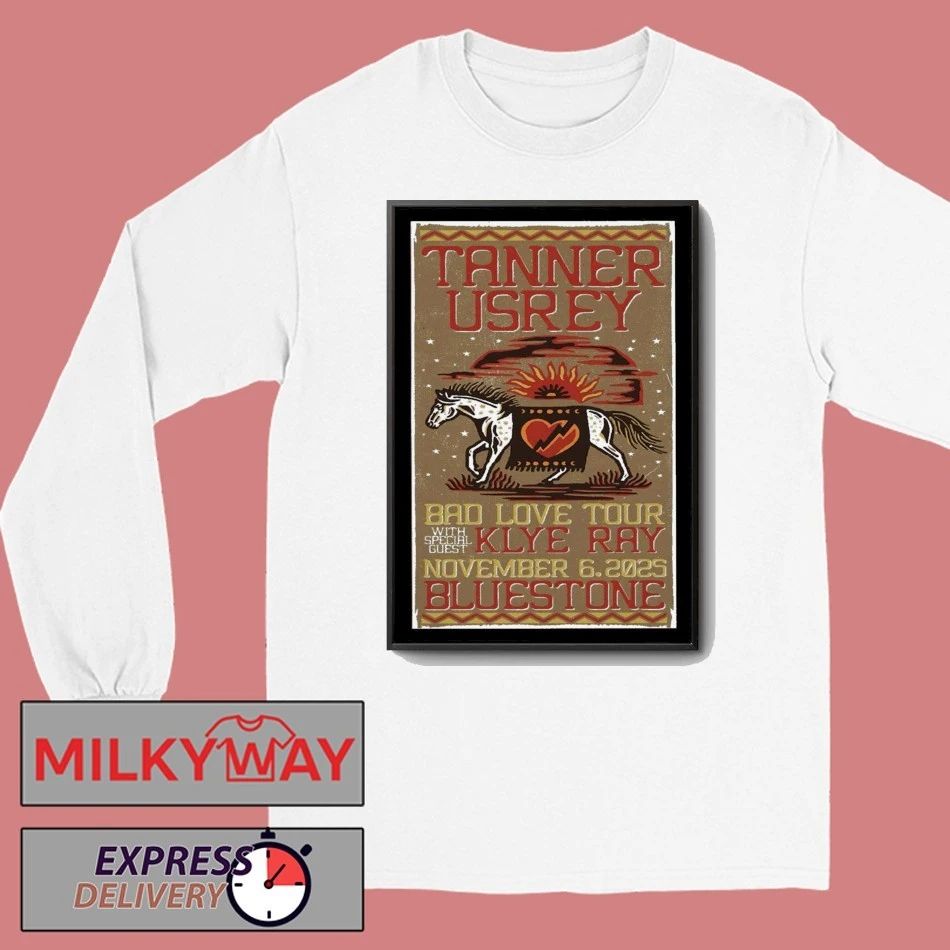 Tanner Usrey November 6, 2025 The Bluestone, Columbus, OH Poster shirt
