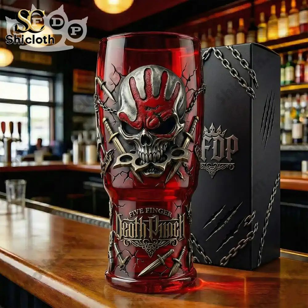 Five Finger Death Punch Edition Beer Glass