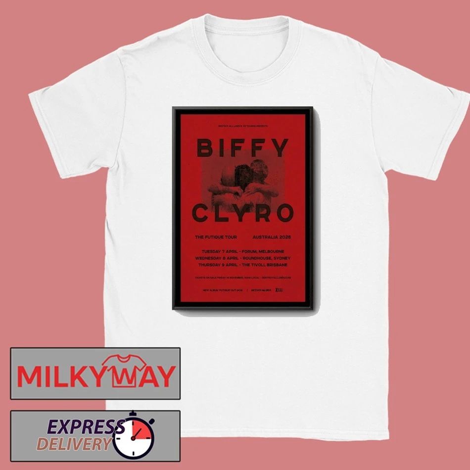 Biffy Clyro Tour Australia 2026 Poster shirt