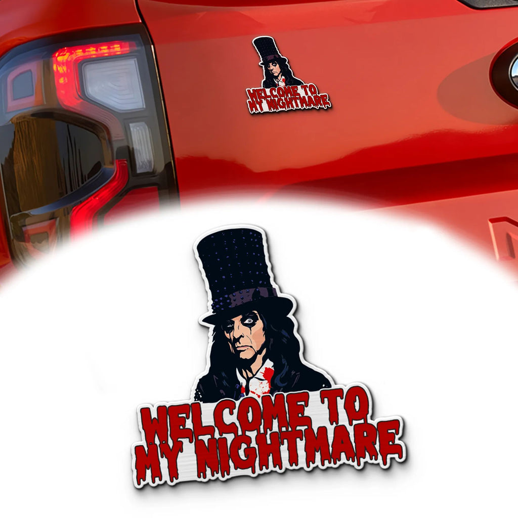 Alice Cooper Edition 3D Car Name Emblem Sticker