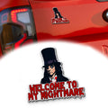 Alice Cooper Edition 3D Car Name Emblem Sticker