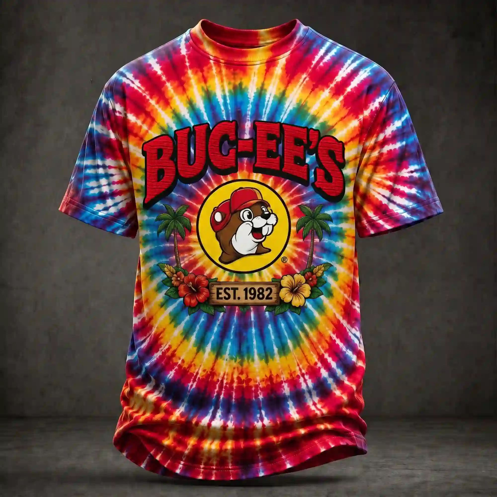 Buc-ee Beaver Tie-dye Limited Edition Shirt