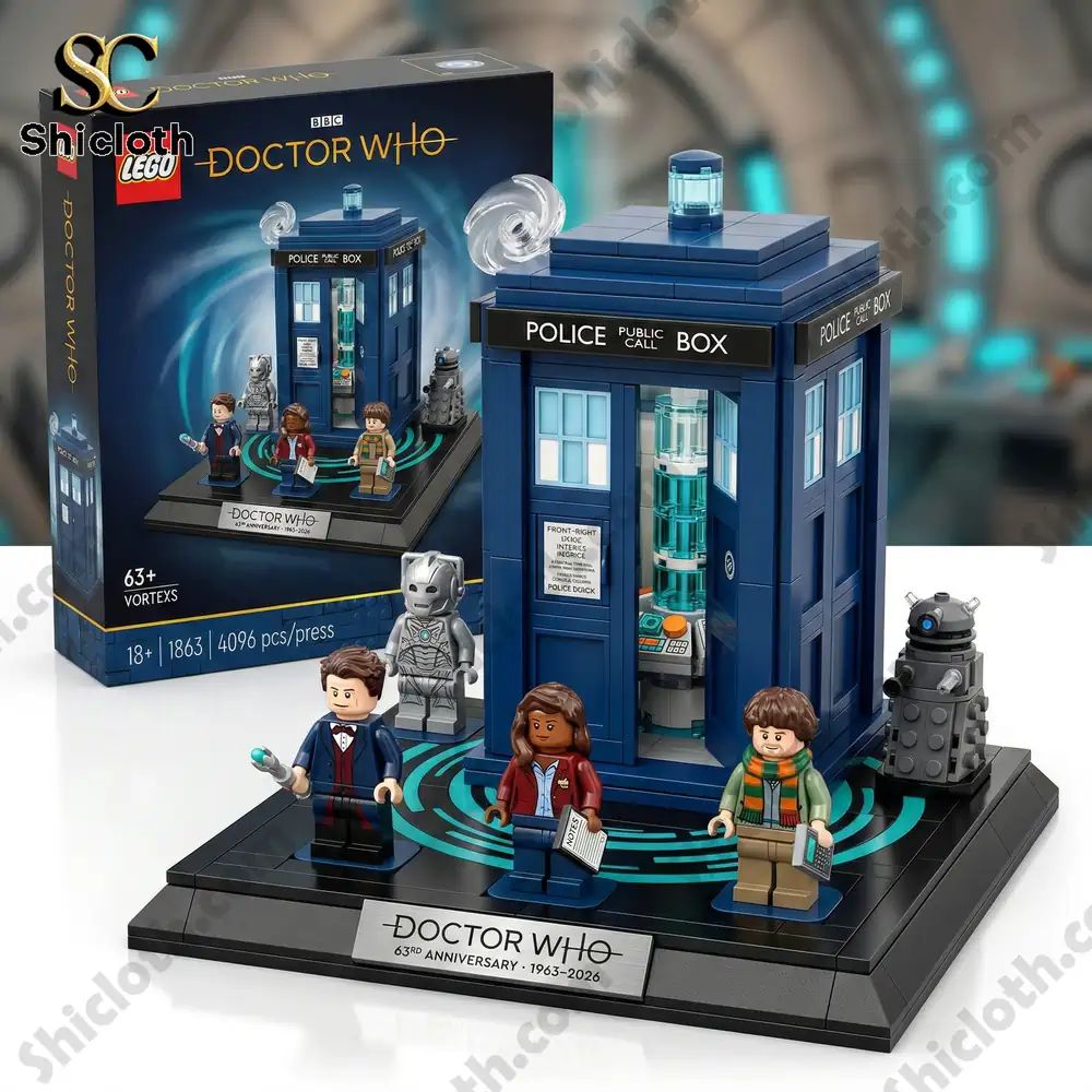 Doctor Who 63rd Anniversary TARDIS Collector Brick Set