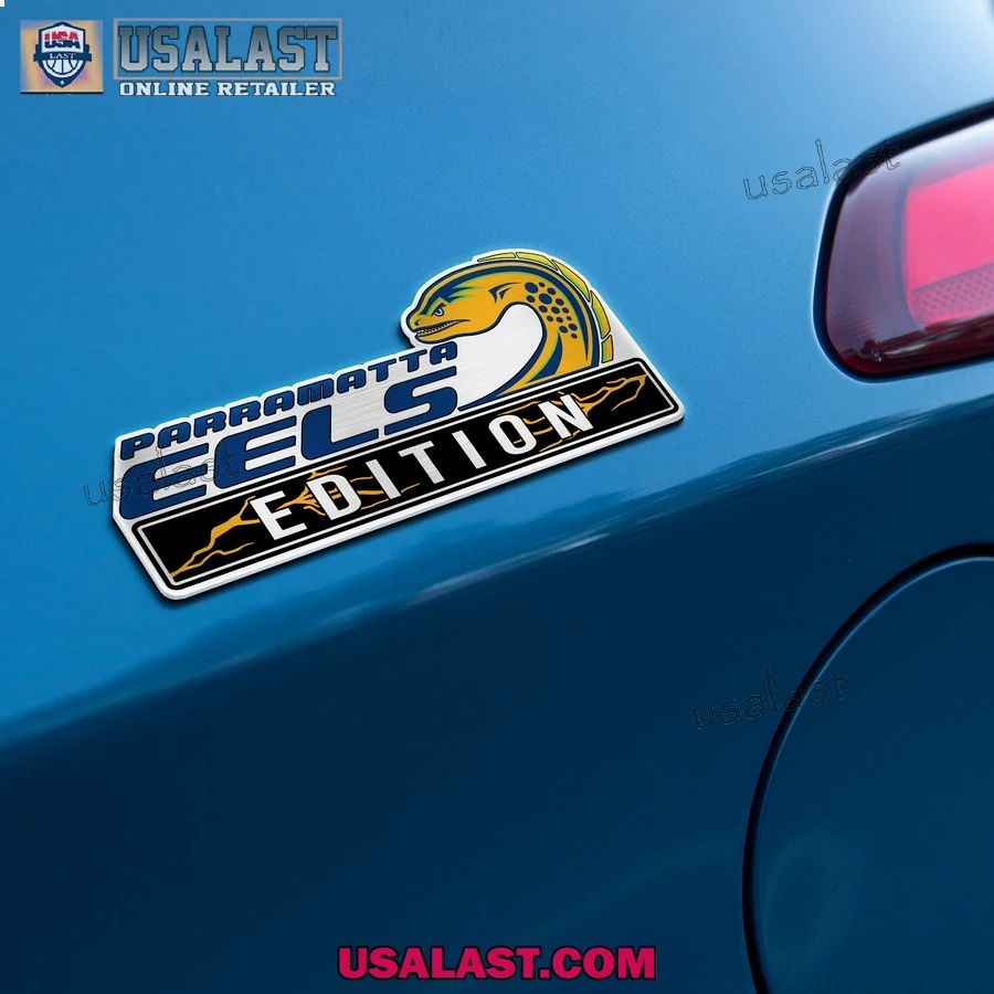 Parramatta Eels Edition Custom 3D Car Badge Sticker