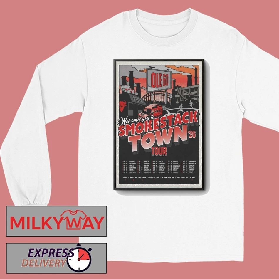Ole 60 SmokesTack Town Tour 2026 Poster shirt