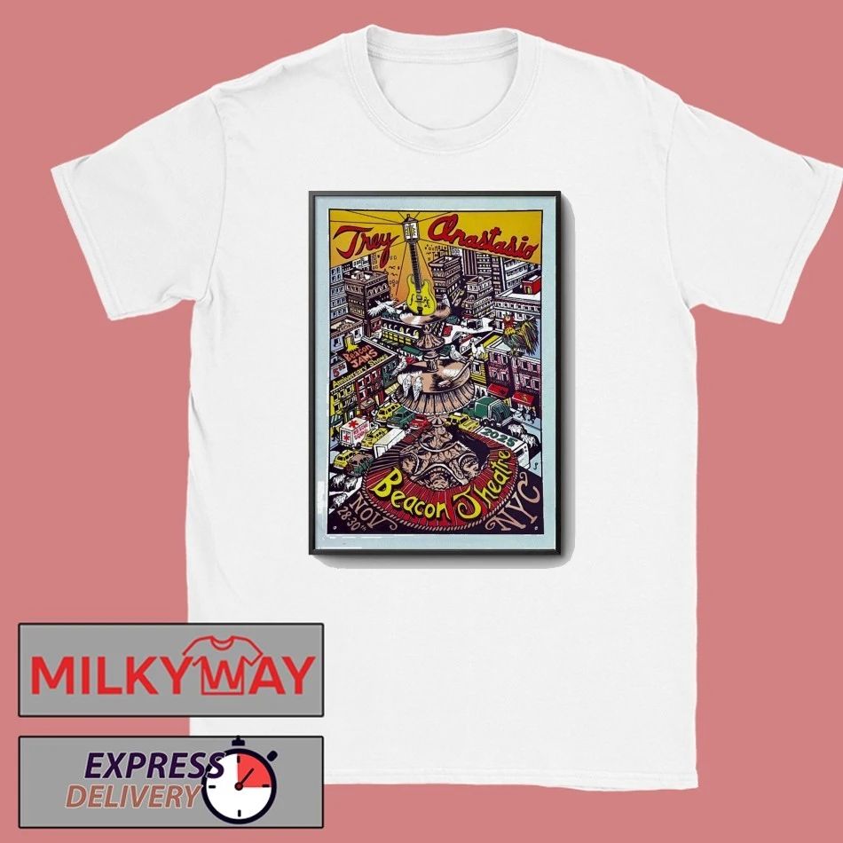 Trey Anastasio Band Nov 28 2025 Beacon Theatre In New York NY Poster shirt