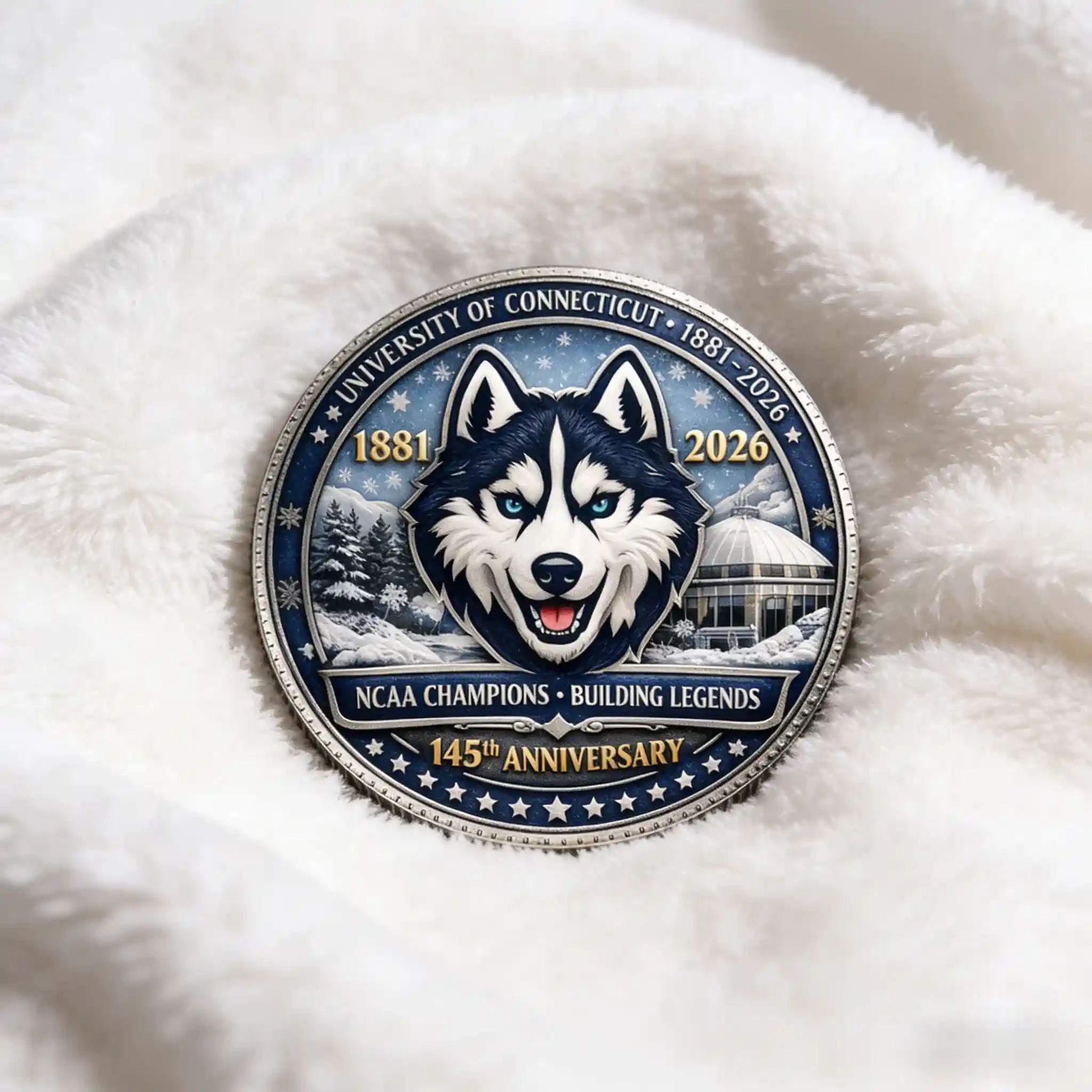 UConn Huskies 145th Anniversary Commemorative Coin