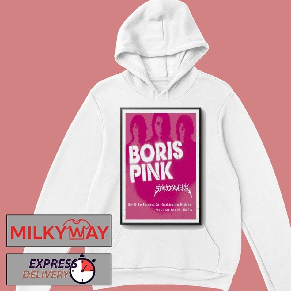 Boris Pink Nov 21 2025 The Ritz San Jose CA Poster shirt