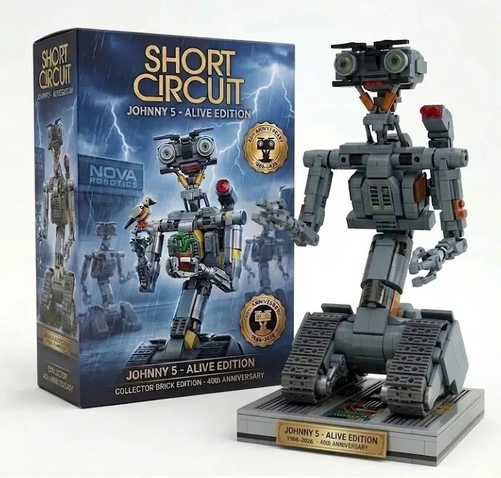 Short Circuit Johnny 5 Collector Brick Set
