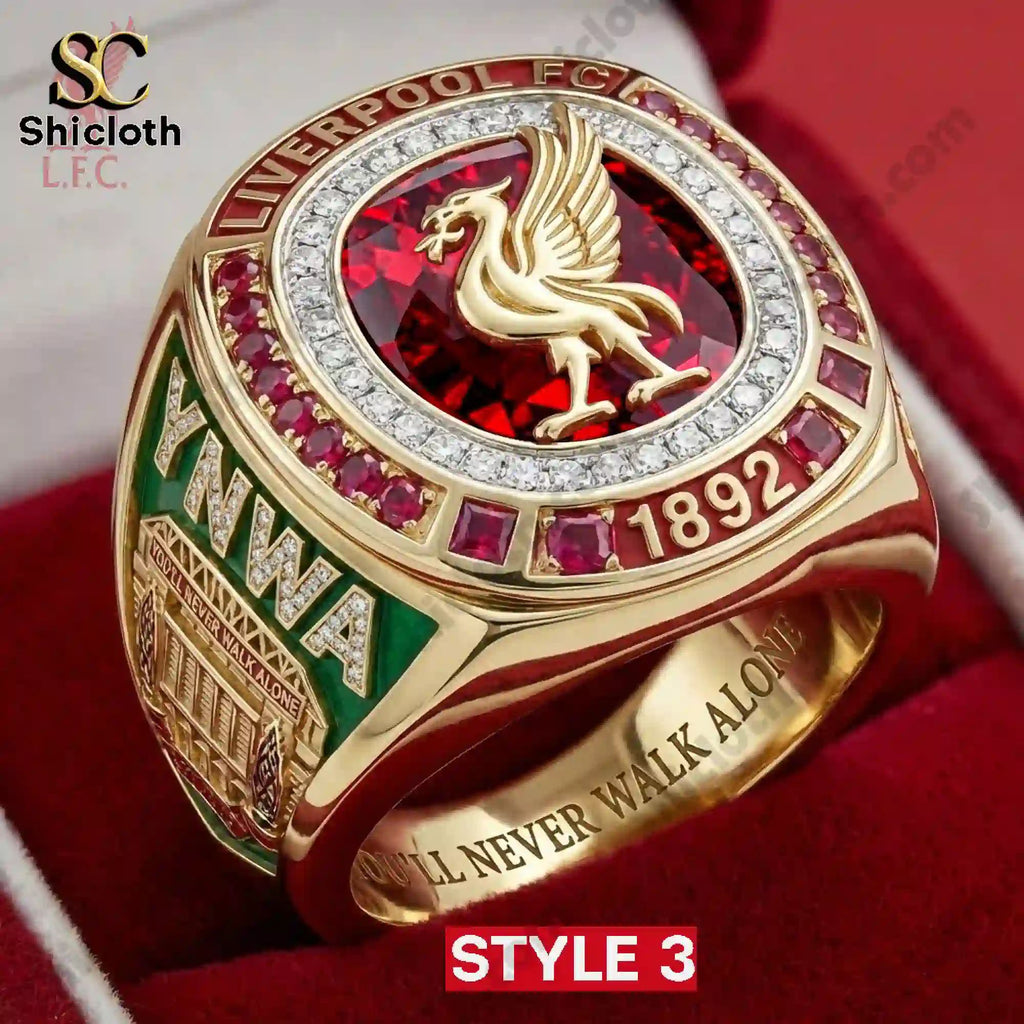 Liverpool FC 134th Anniversary YNWA Custom Rings
