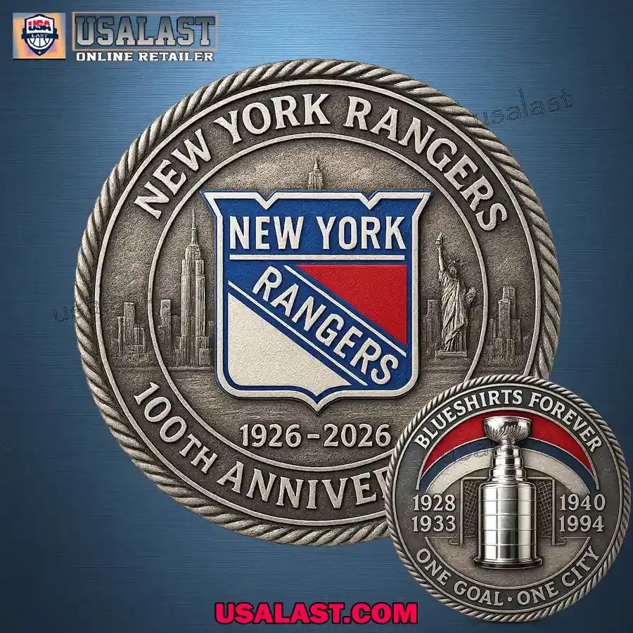 New York Rangers 100th Anniversary Commemorative Coin