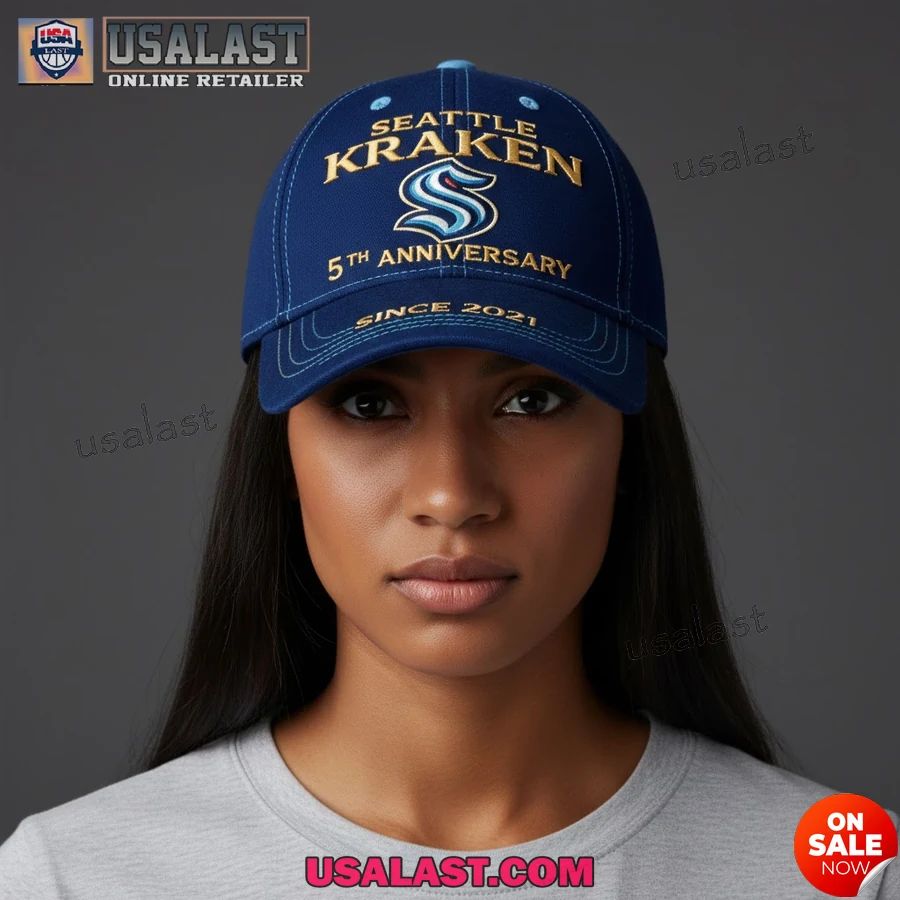 Seattle Kraken 5th Anniversary 2012-2026 Classic Cap
