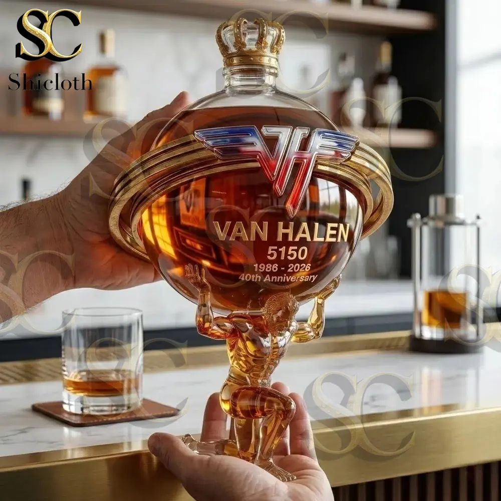 Van Halen 5150 40th Anniversary Atlas 3D Sculpted Collector’s Edition Bottle