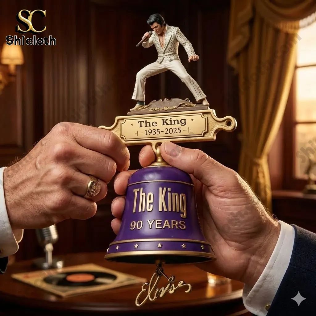 The King 90th Anniversary Commemorative Wall Bell