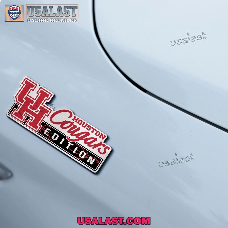 Houston Cougars Edition 3D Car Emblem Badge