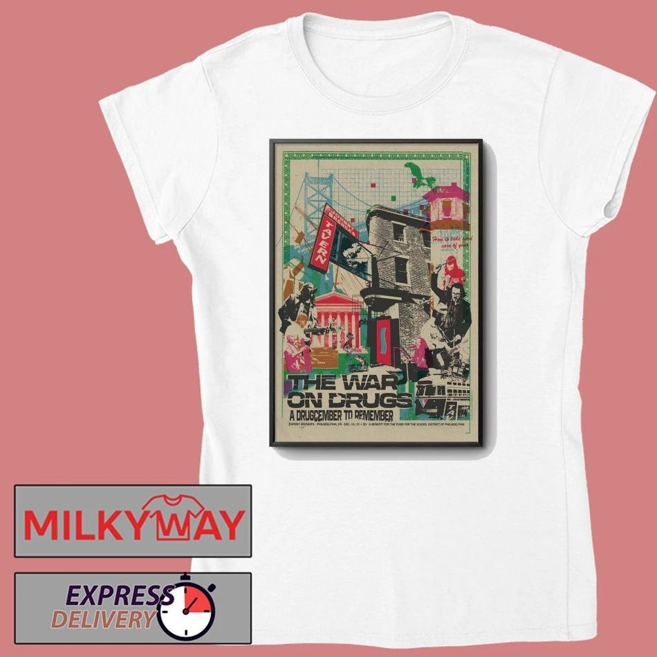 The War On Drugs 12 18-12 20 2025 Johnny Brenda’s Philadelphia PA Poster shirt