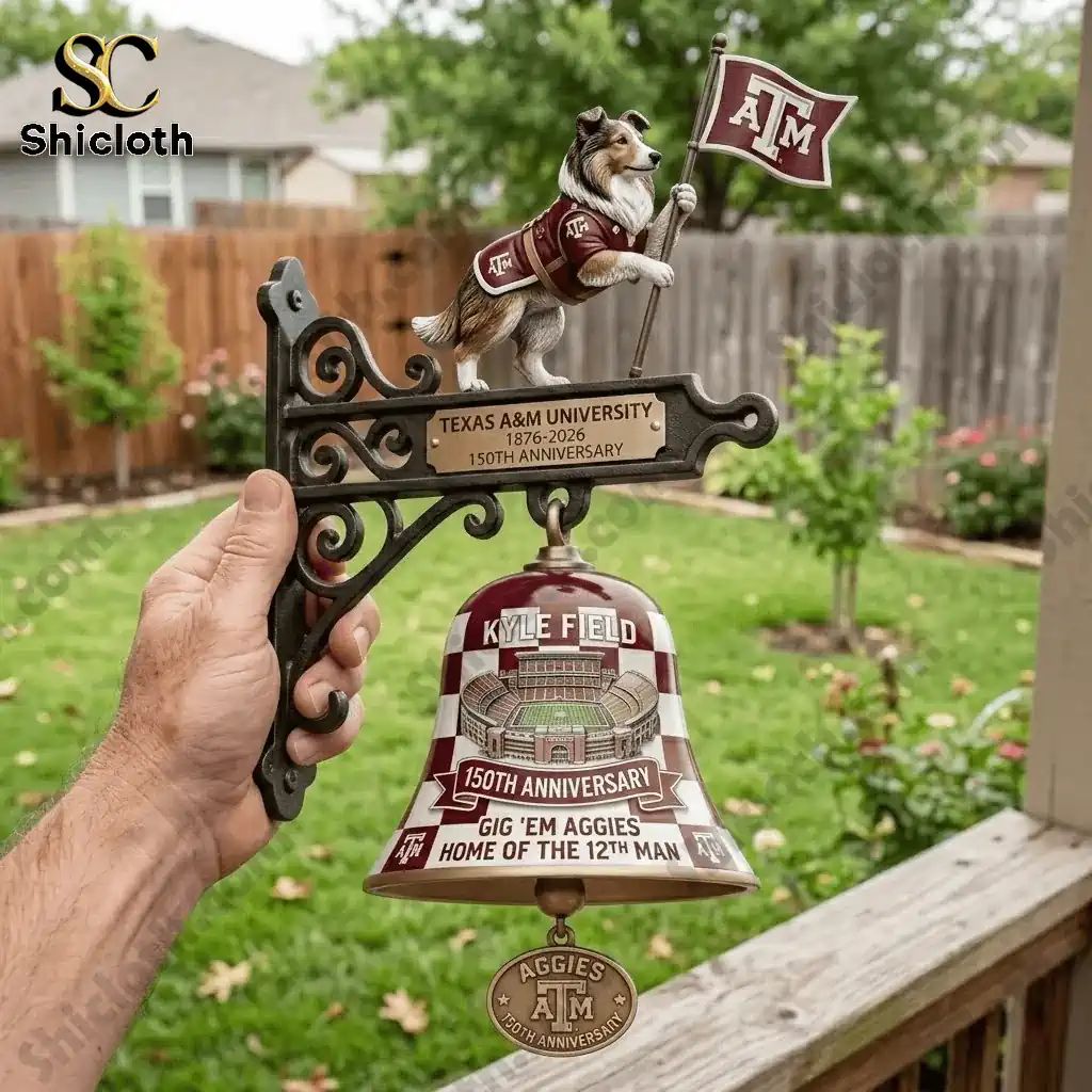 Texas A&M 150th Anniversary Commemorative Wall Bell