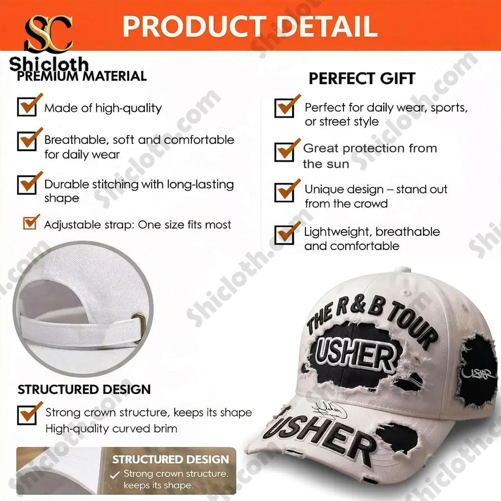 Usher The R&b Tour 2026 Cap Hat