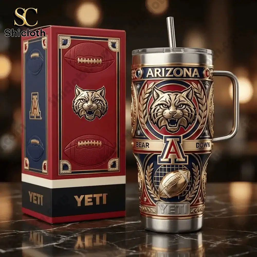 Arizona Wildcats Bear Down 40Oz Tumbler
