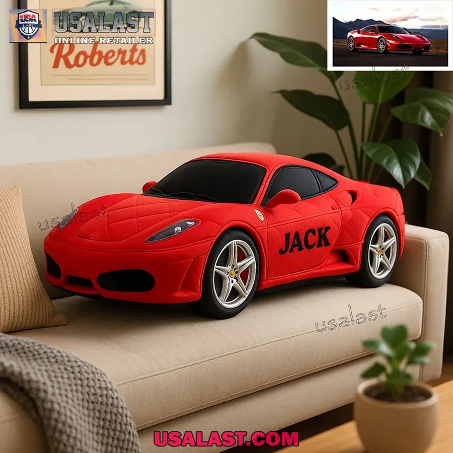 Personalized Custom Car Shape Plush Pillow