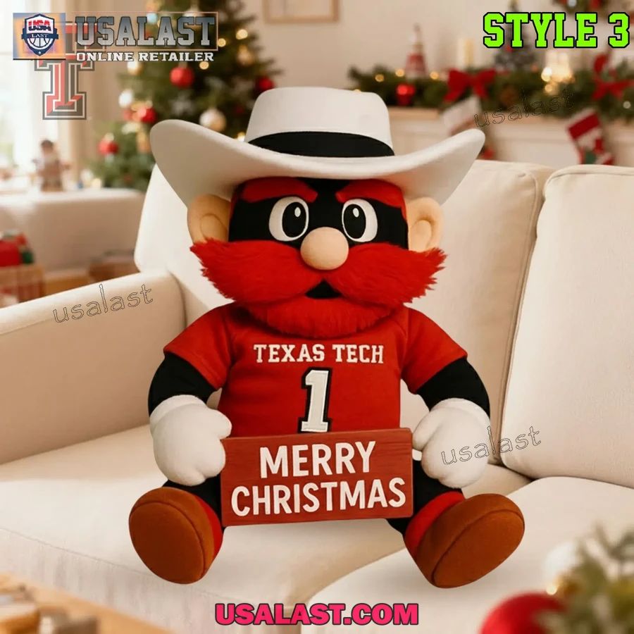 Texas Tech Red Raiders Plush Shape Pillow