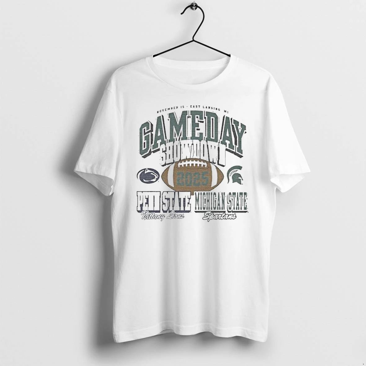 Michigan State Spartans Vs Penn State Nittany Lions 2025 Gameday Showdown Tshirts Sweater