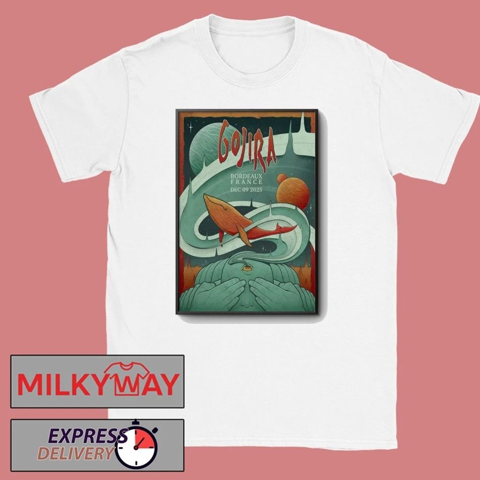 Gojira Dec 9 2025 Arkéa Arena In Bordeaux France Poster shirt