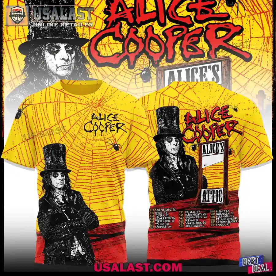 Alice Cooper Attic Spring Tour 2026 T-Shirt