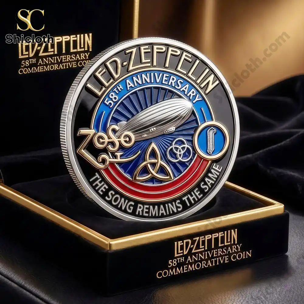 Led Zeppelin 58th Anniversary Commemorative Coin