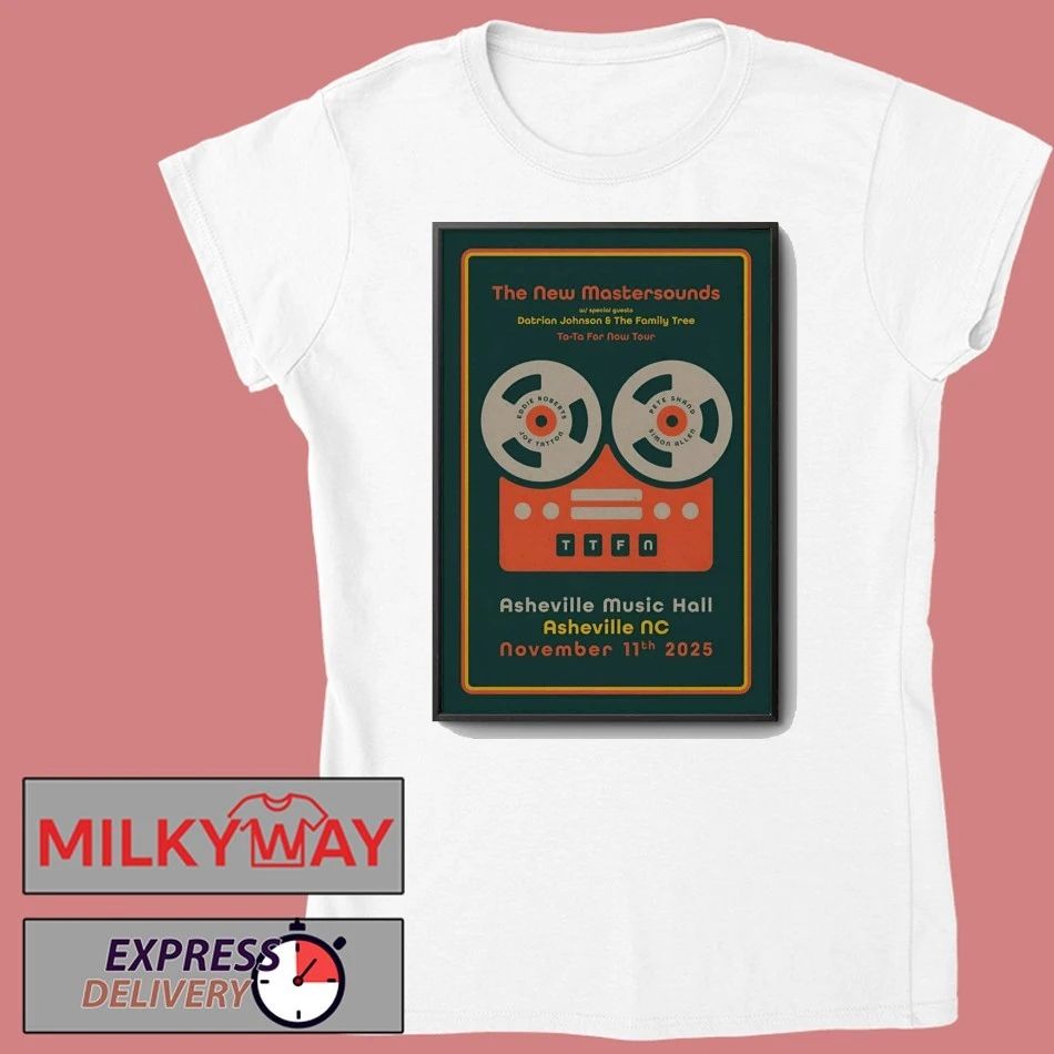 The New Mastersounds In Asheville NC On Nov 11 2025 Poster shirt