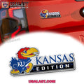 Kansas Jayhawks Edition 3D Car Badge Sticker