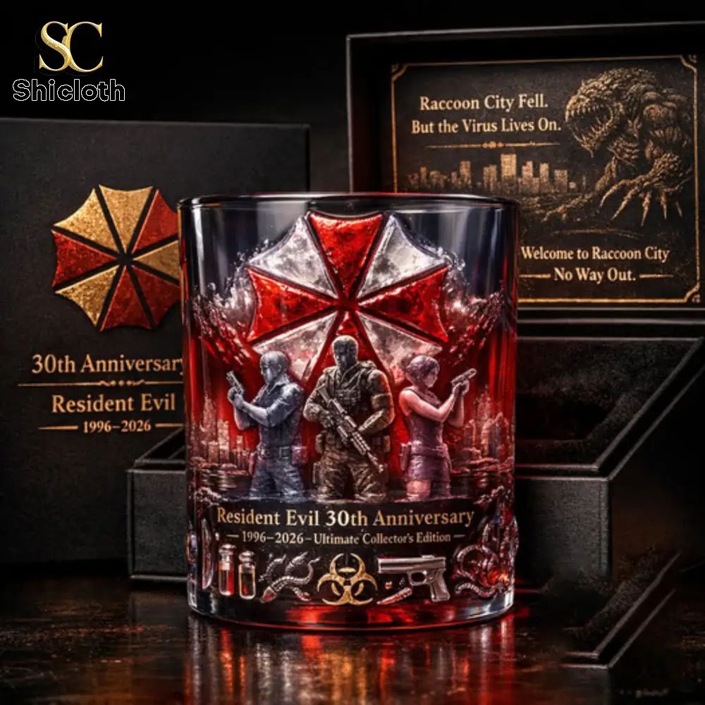 Resident Evil 30Th Anniversary Collector Glass