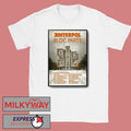 Interpol Uk And EU CO-Headline 2025 Tour Bloc Party Poster shirt
