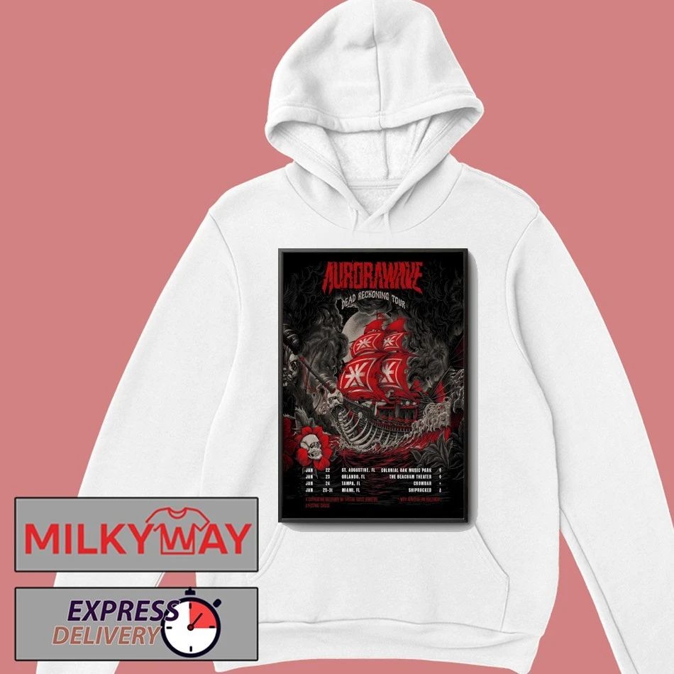 Poster Aurorawave Dead Reckoning 2026 Tour shirt