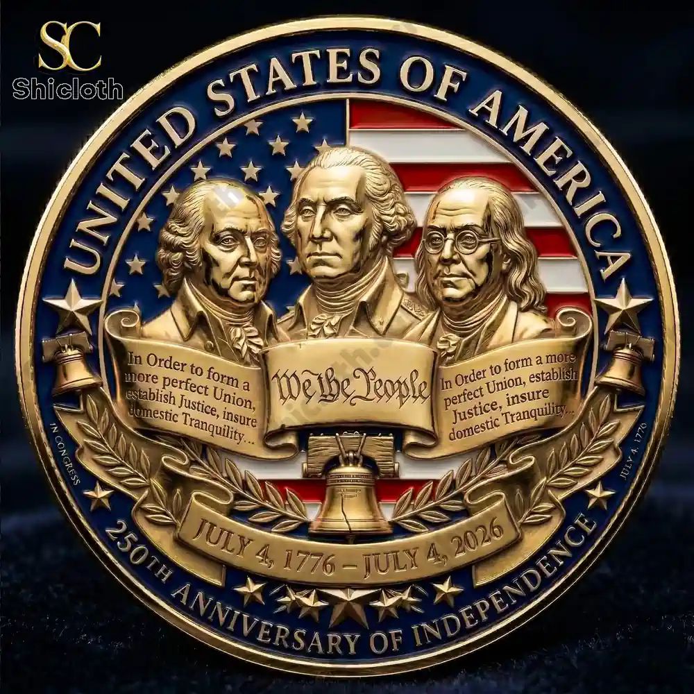 We the People Founding Fathers 250th Annivesary Commemorative Coin