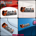 Baltimore Orioles Edition Engraved Car Name Badge