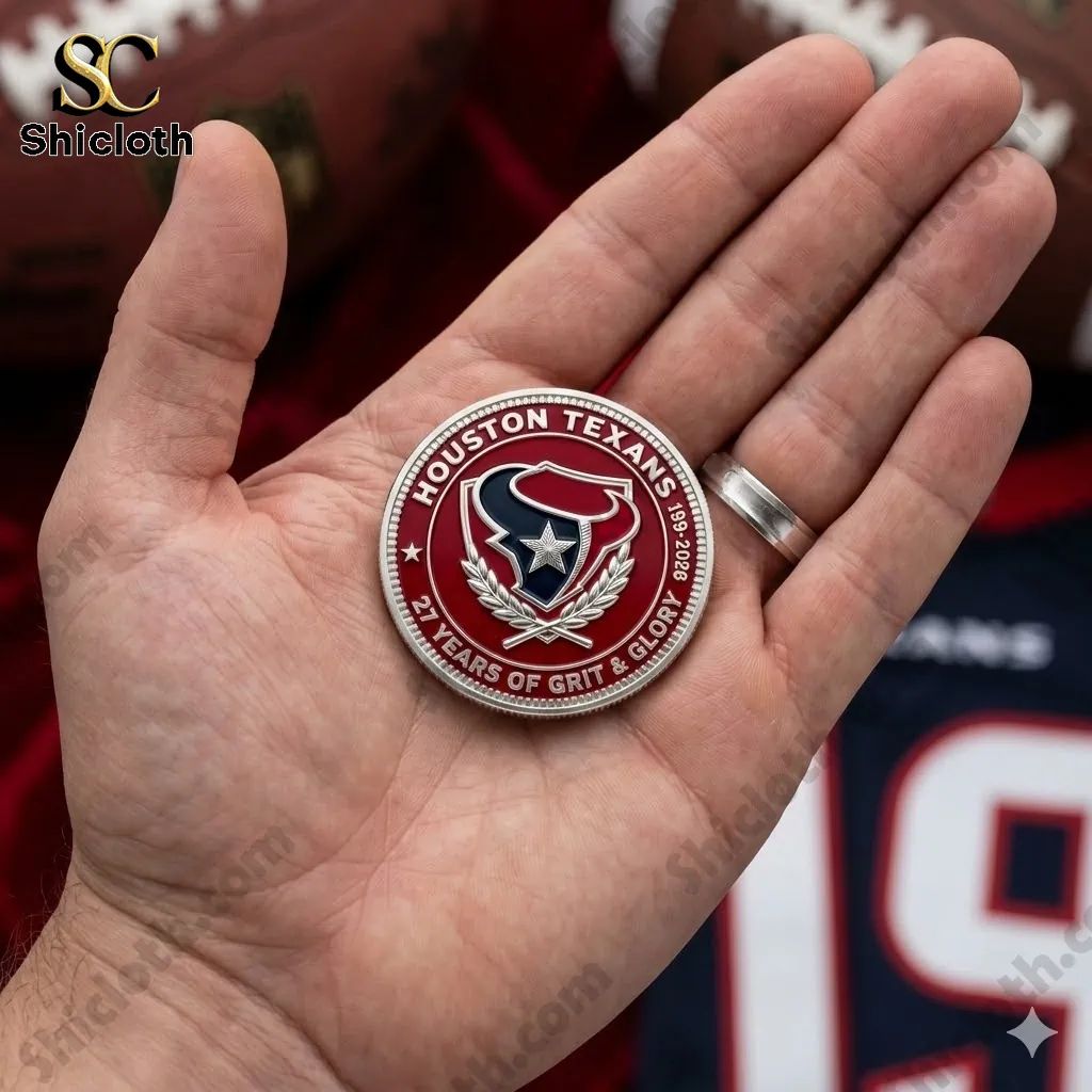 Houston Texans 27th Anniversary Commemorative Coin