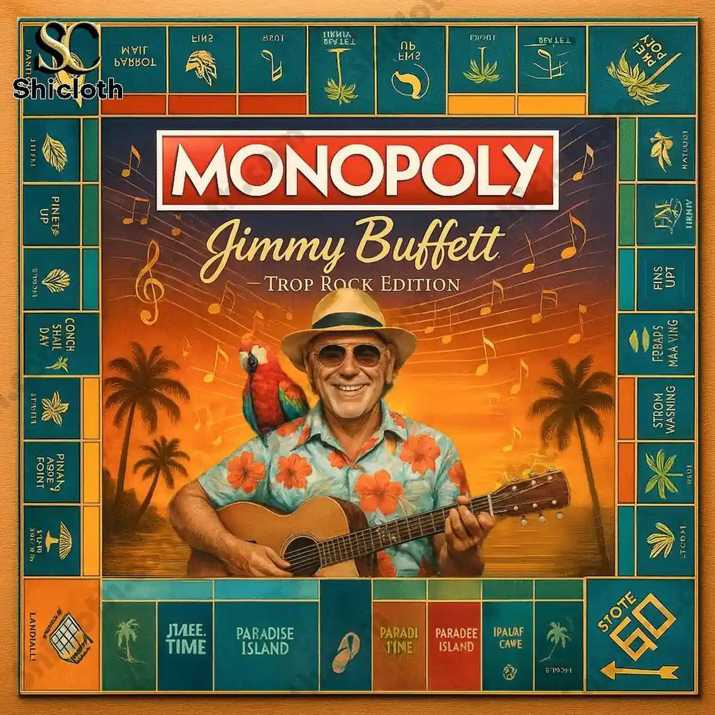 Jimmy Buffett Trop Rock Edition Monopoly Game