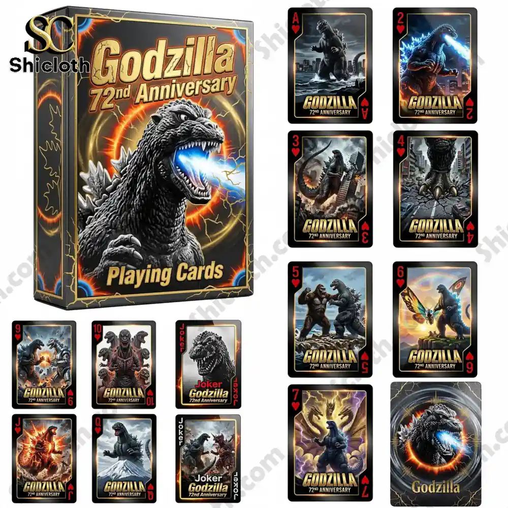 Godzilla 72nd Anniversary Limited Edition Playing Cards