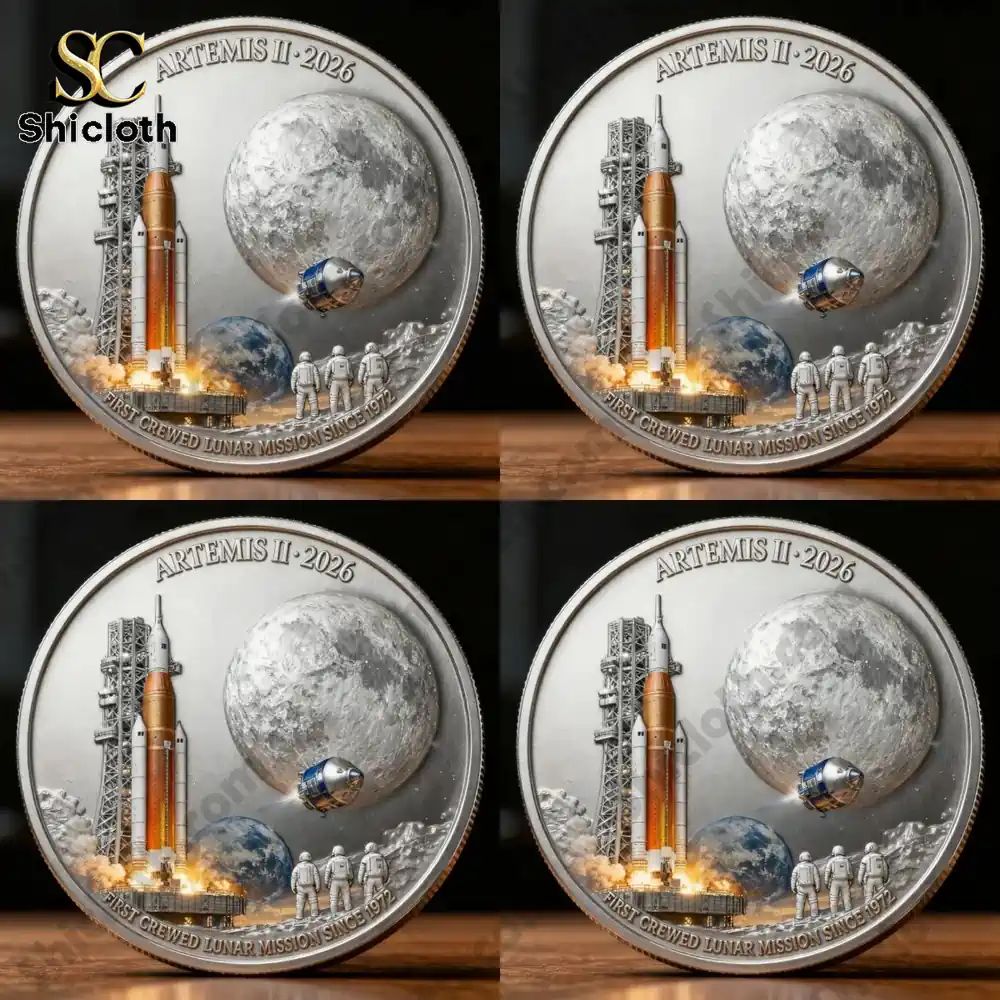 Artemis II Lunar Mission 2026 Commemorative Coin