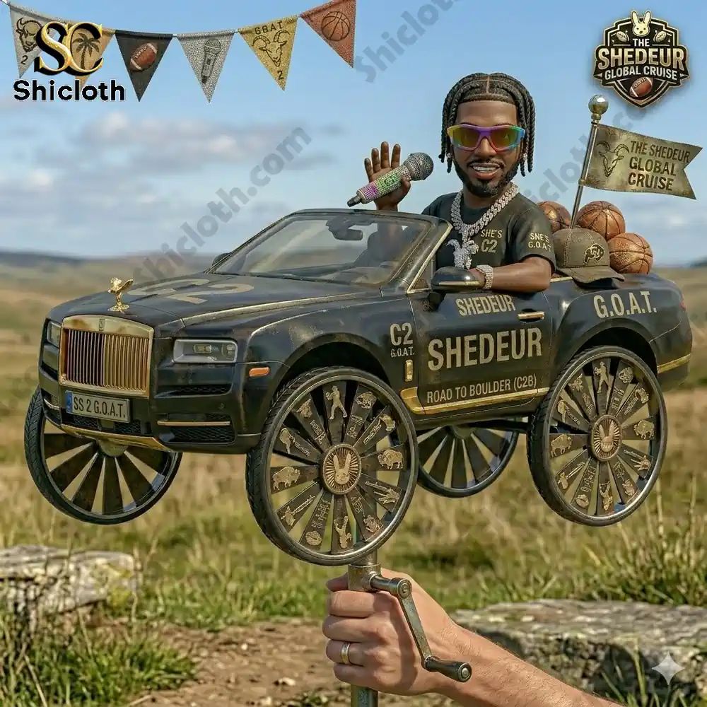 Shedeur Sanders x Rolls-Royce Cullinan Wind Spinner For Garden