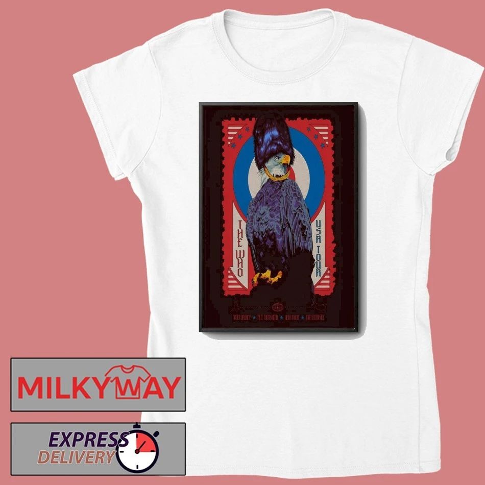 The Who 60th Anniversary 2025 American Tour Poster shirt