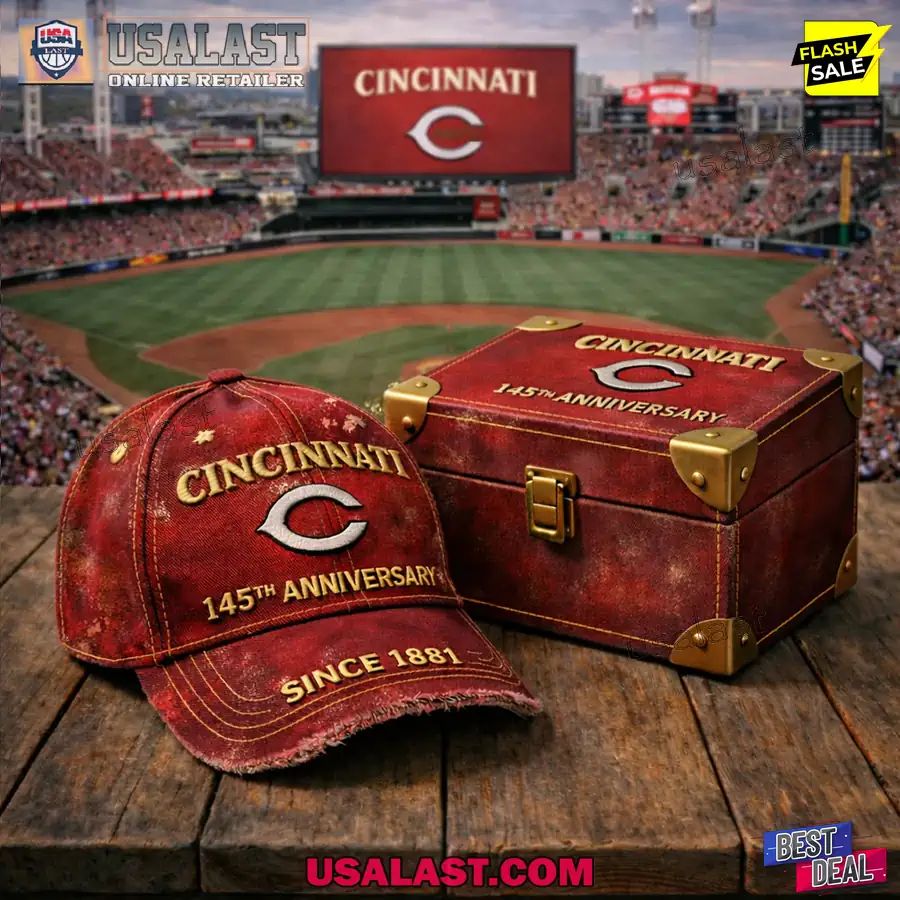 Cincinnati Reds 145th Anniversary 1881-2026 Classic Cap