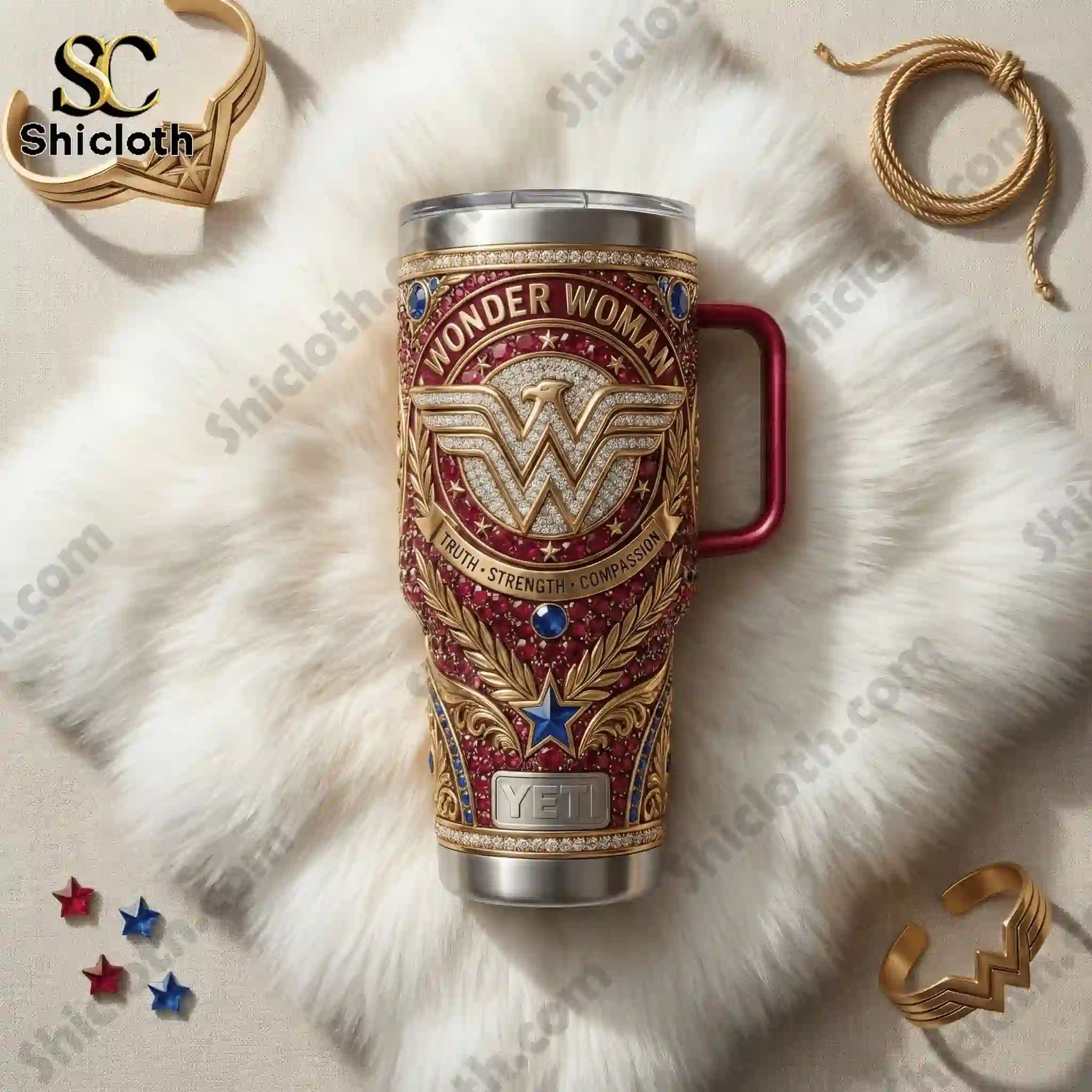 Wonder Woman Premium Collector Yeti Tumbler