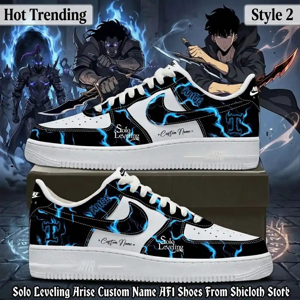 Solo Leveling Arise Custom Name AF1 Shoes