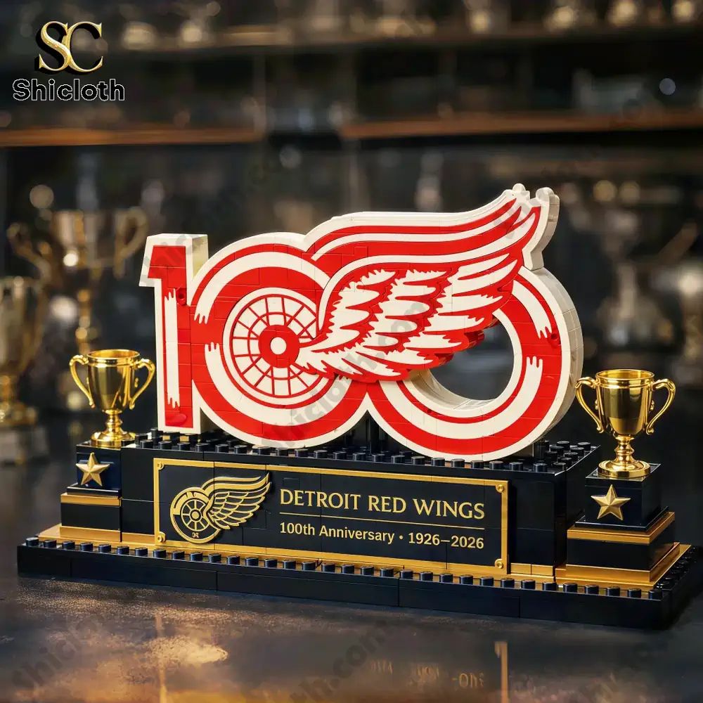 Red Wings 100th Anniversary Brick Display Set