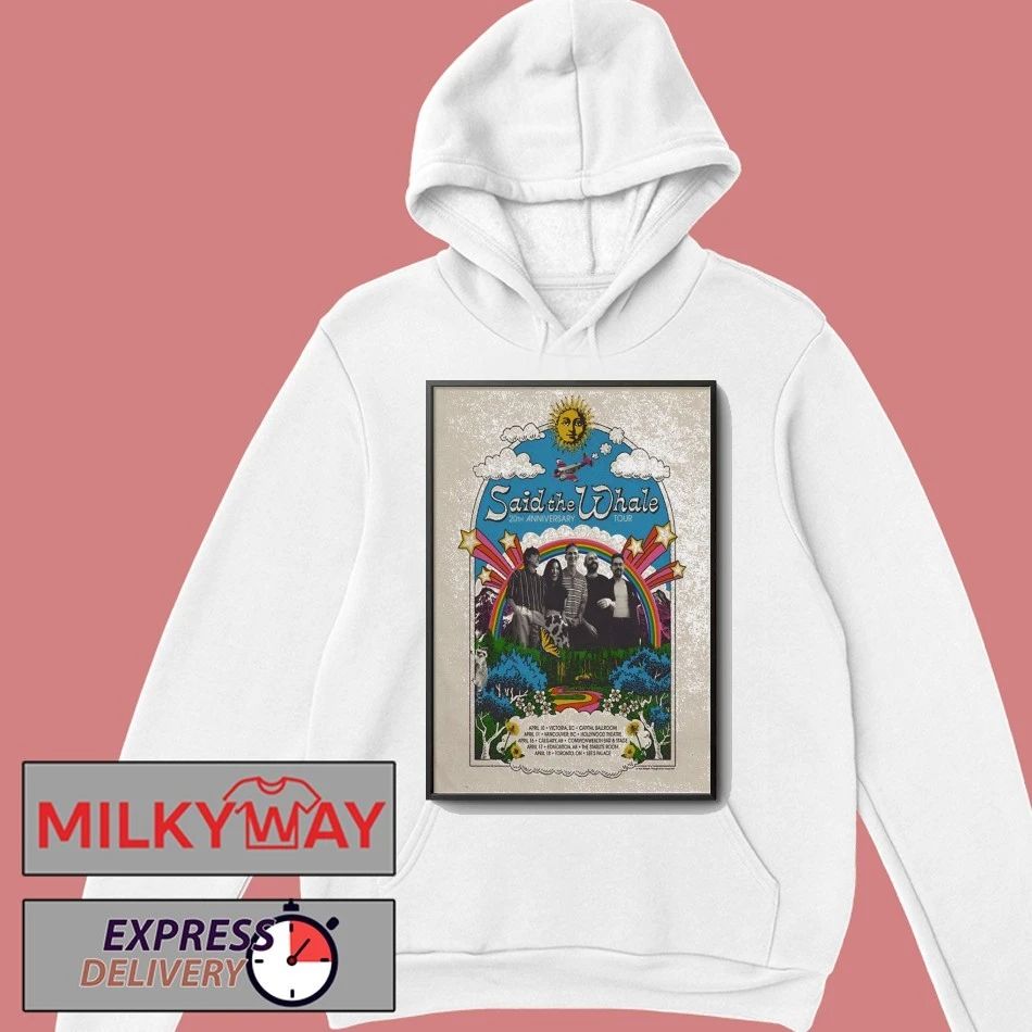 Said The Whale 20th Anniversary 2026 Shows Poster shirt