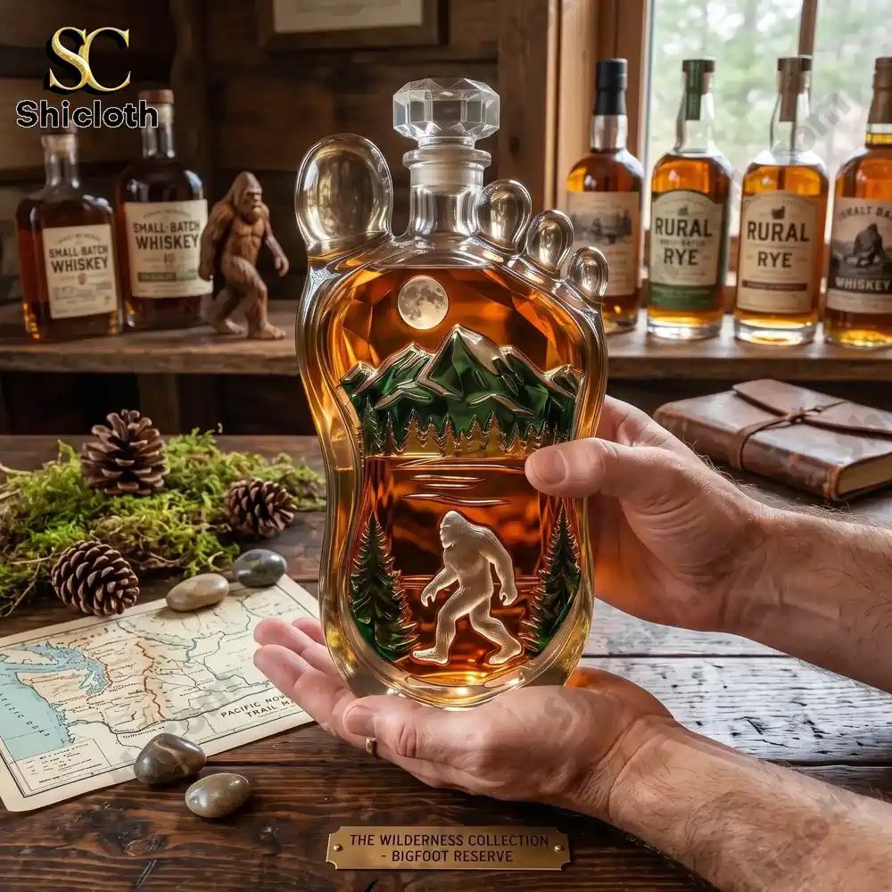 Bigfoot Wilderness Whiskey Bottle
