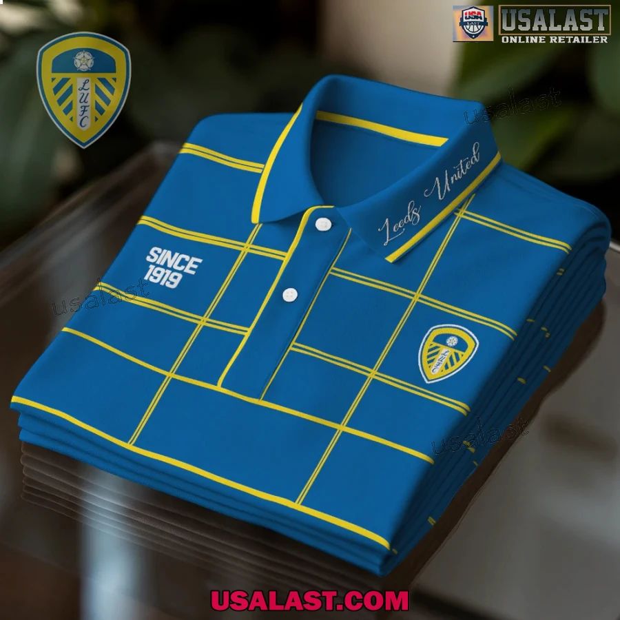 Leeds United Premium Men Polo Shirt