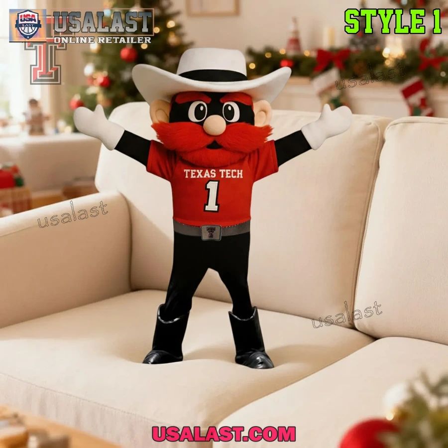 Texas Tech Red Raiders Plush Shape Pillow